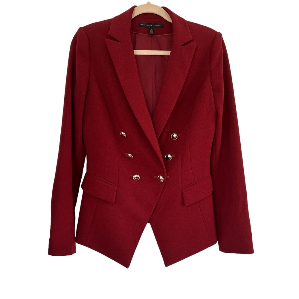 White House Black Market Red Blazer